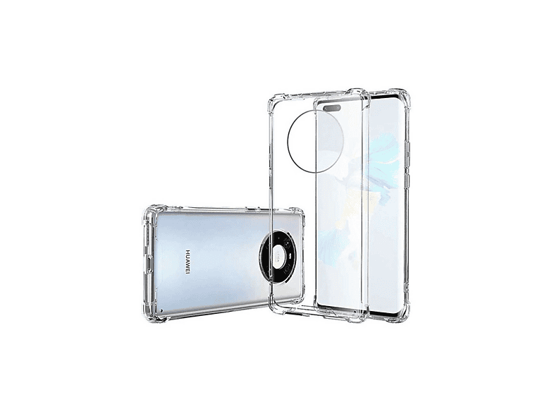 NEWFACE Huawei Mate 40 Pro Uyumlu Olex Tpu Silikon Telefon Kılıfı Şeffaf