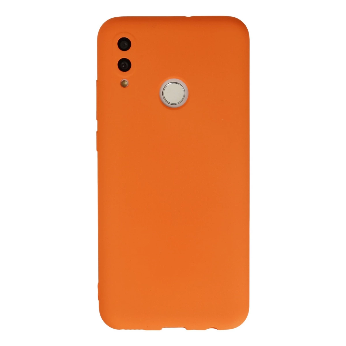 NEWFACE Huawei P Smart 2019 Uyumlu Nano İçi Kadife Silikon Telefon Kılıfı Turuncu