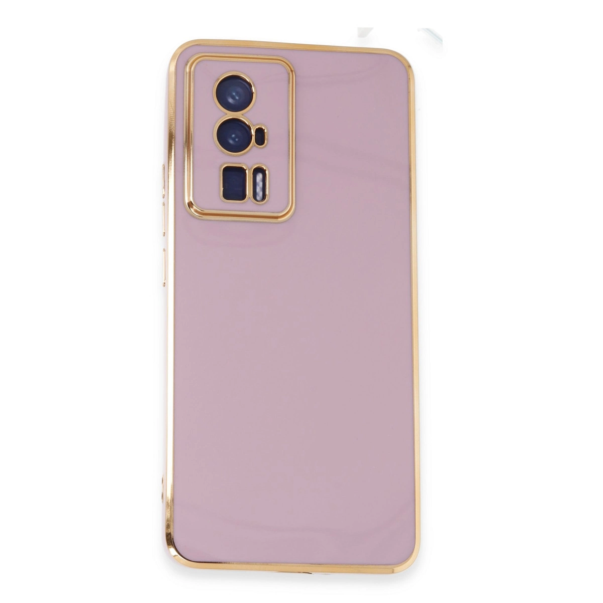 NEWFACE Xiaomi Poco F5 Pro Uyumlu Volet Silikon Telefon Kılıfı Mor