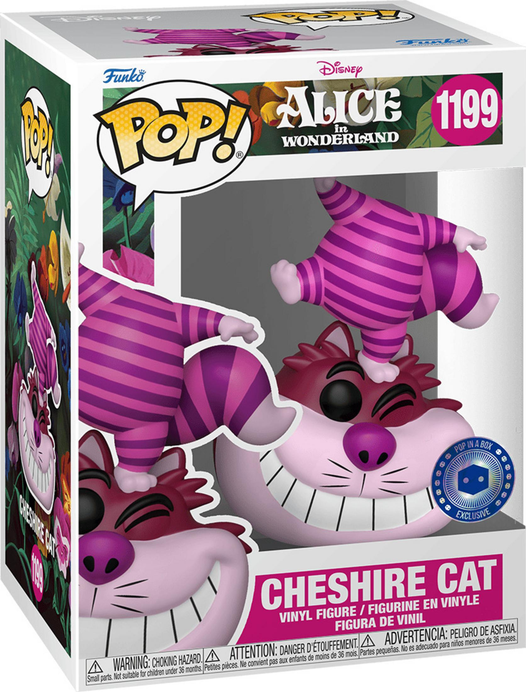 Action figure Funko Pop! del Gatto Stregatto da Alice nel Paese delle Meraviglie.