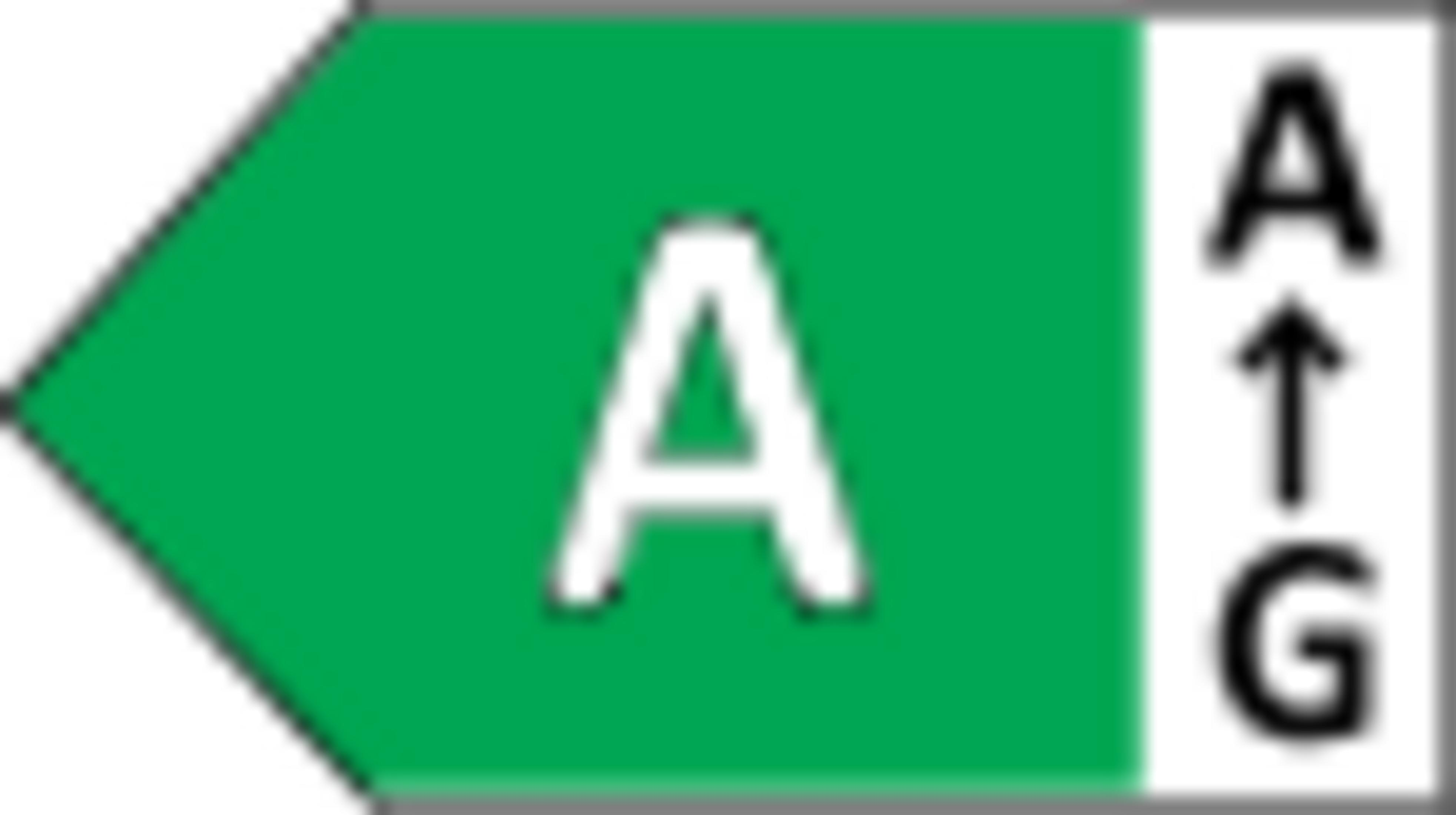 Champ vert avec A blanche, à côté A, flèche vers le bas, G.