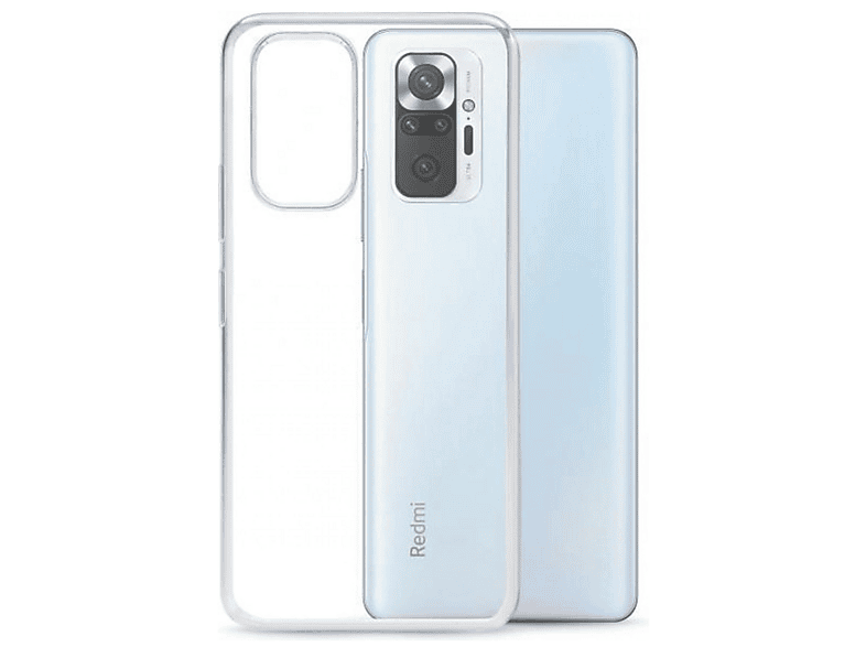 NEWFACE Xiaomi Redmi Note 10 Uyumlu Lüx Şeffaf Silikon Telefon Kılıfı Şeffaf