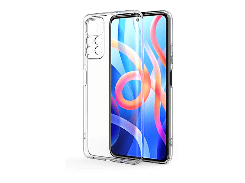 NEWFACE Xiaomi Poco M4 Pro 4G Uyumlu Lüx Şeffaf Silikon Telefon Kılıfı Şeffaf