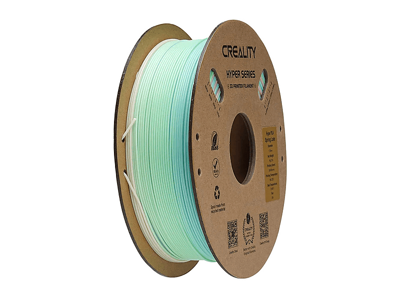 CREALITY Hyper PLA Spring Lake 1.75 mm 1 kg Standart Filament Gökkuşağı ...