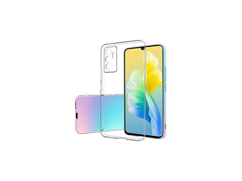 NEWFACE Vivo V23 5G Uyumlu Lüx Şeffaf Silikon Telefon Kılıfı Şeffaf