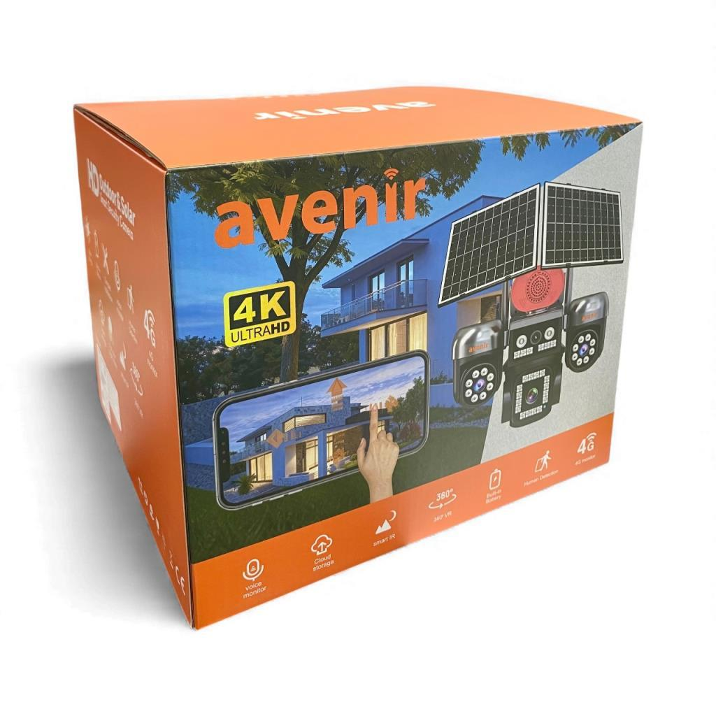 AVENIR Avenir AV-S446 12MP 4 Kameralı PTZ 4G Sim Kartlı Solar