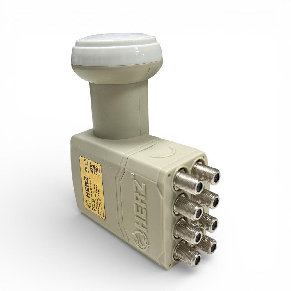 HERZ HR-908 Universal Octo Sekizli LNB 0.1db Full HD 4K