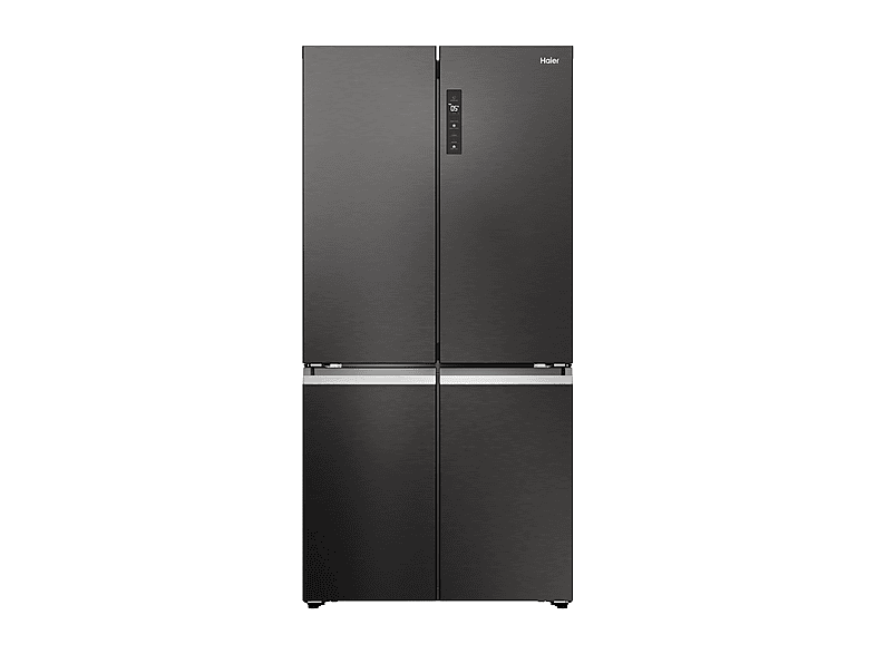 Frigorífico americano - HAIER Cube 90 Series 7, No Frost, Total No Frost, Altura 1905 mm, Capacidad 642 l, Platino, Acero inoxidable