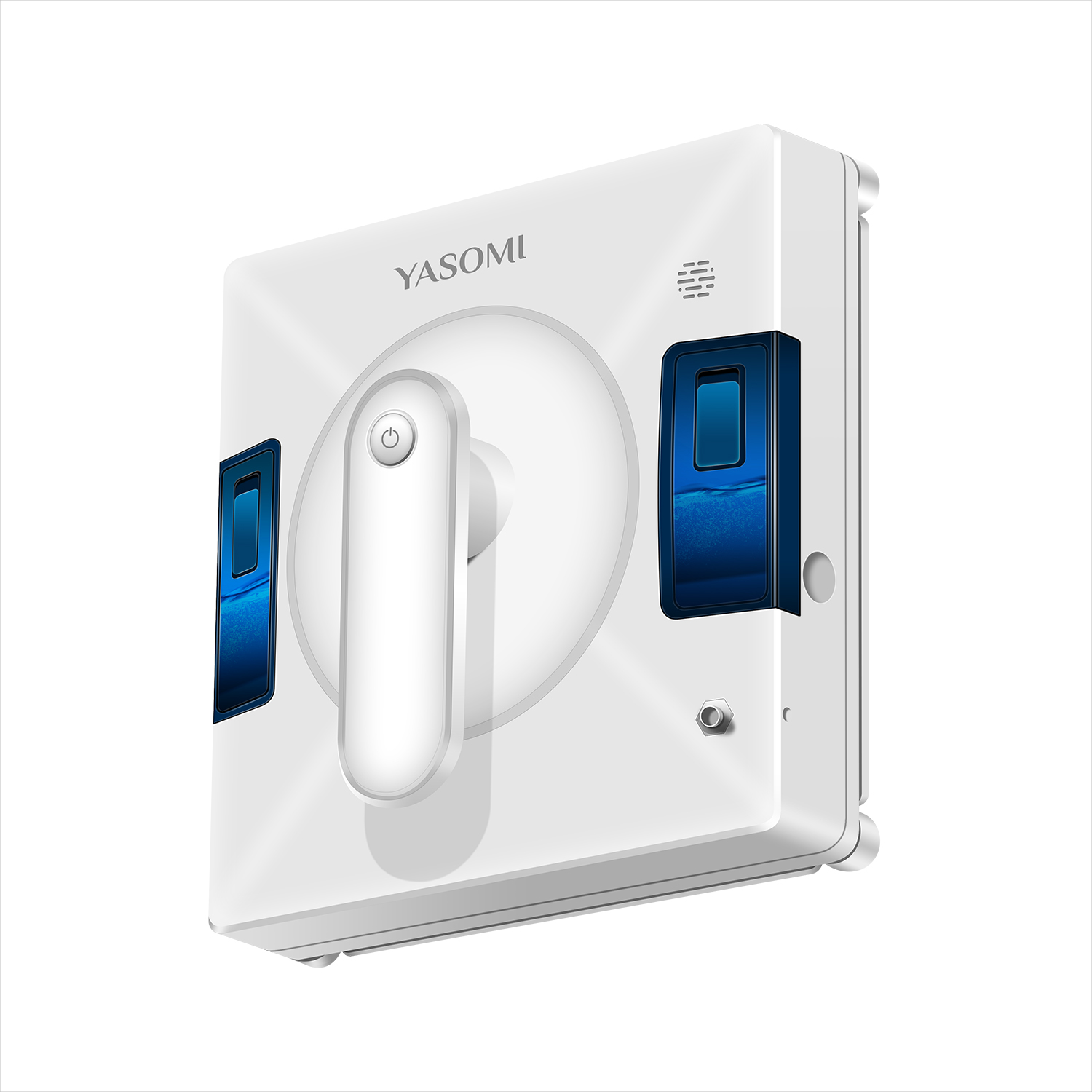 YASOMI Perimax YV509 Kumandalı Smart Uygulamalı Su Püskürtme 3000Pa Akıllı 62 W Akıllı Cam Silme Robotu Beyaz