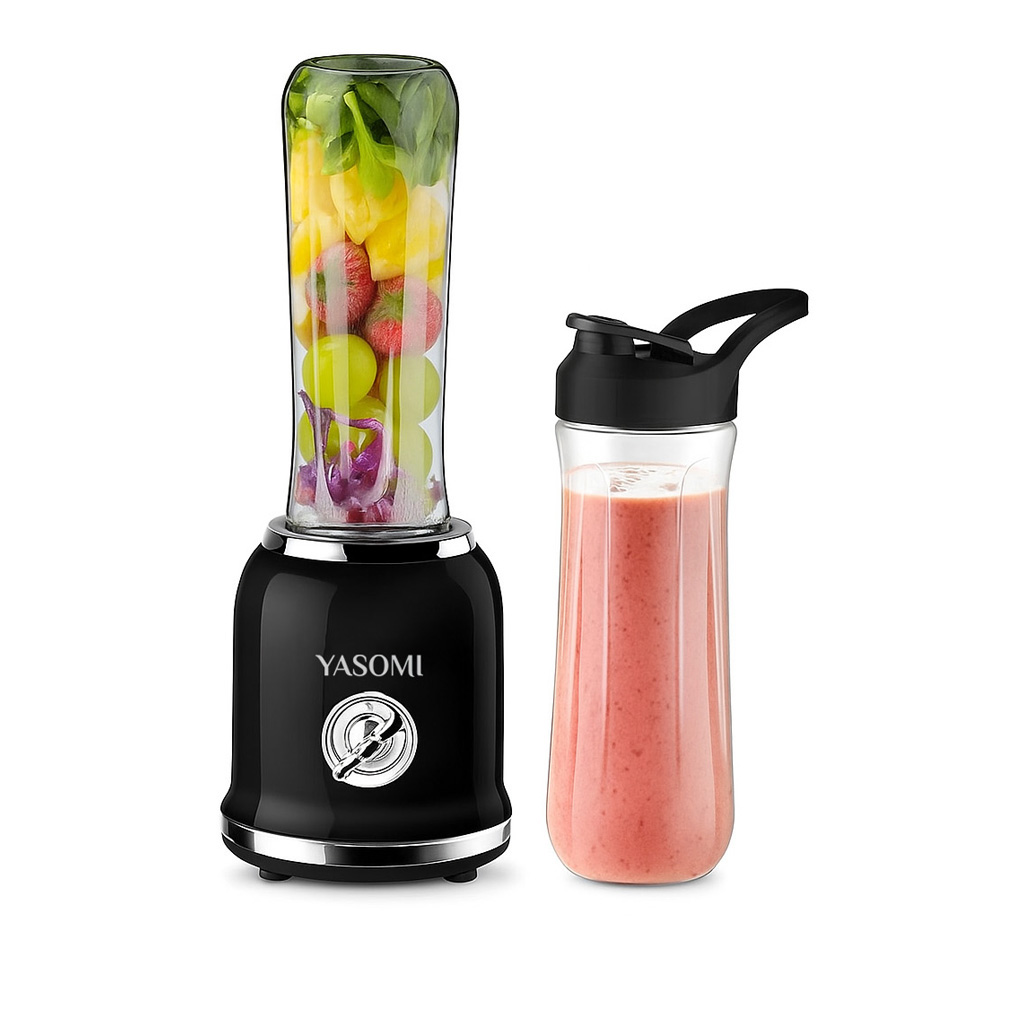 YASOMI BL019 Retro 300 W Smoothie Blender Siyah