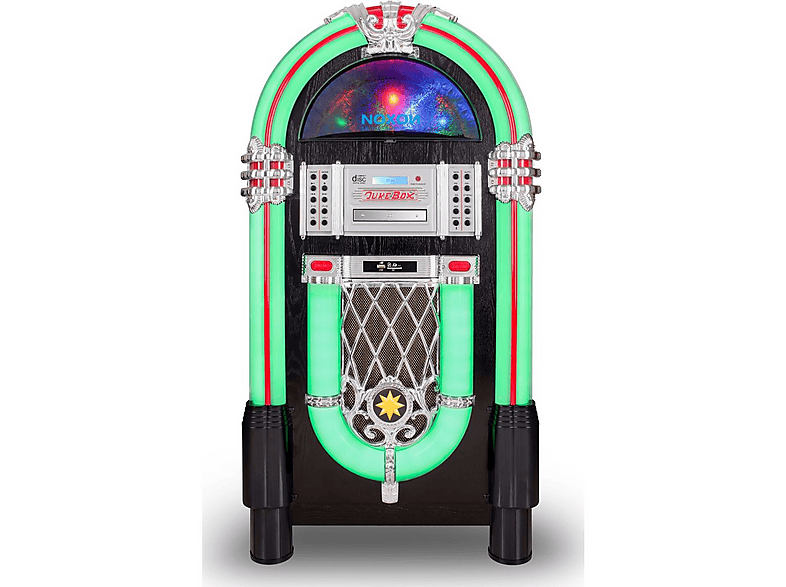 NOXON Jukebox Jukebox mit Schallplattenspieler, CD/MP3-Player, DAB+ und ...
