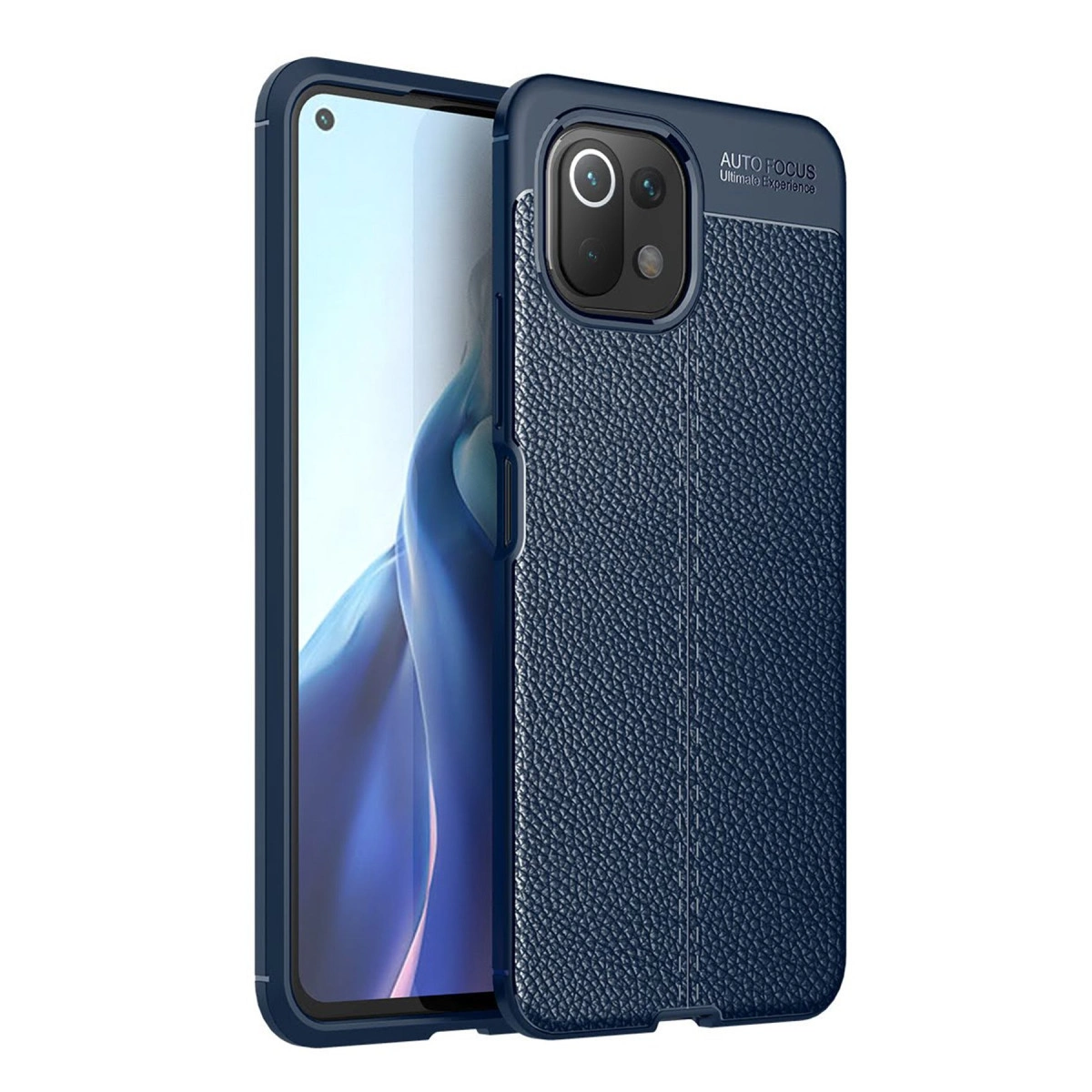 NEWFACE Xiaomi Mi 11 Lite Uyumlu Auto Focus Kapak Telefon Kılıfı Lacivert