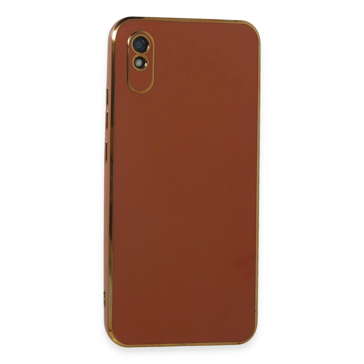 NEWFACE Xiaomi Redmi 9a Uyumlu Volet Silikon Telefon Kılıfı Kırmızı