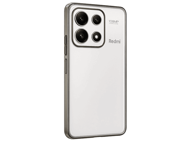 NEWFACE Xiaomi Poco X6 Pro Uyumlu Kamera Korumalı Lensli Silikon Telefon Kılıfı Altın