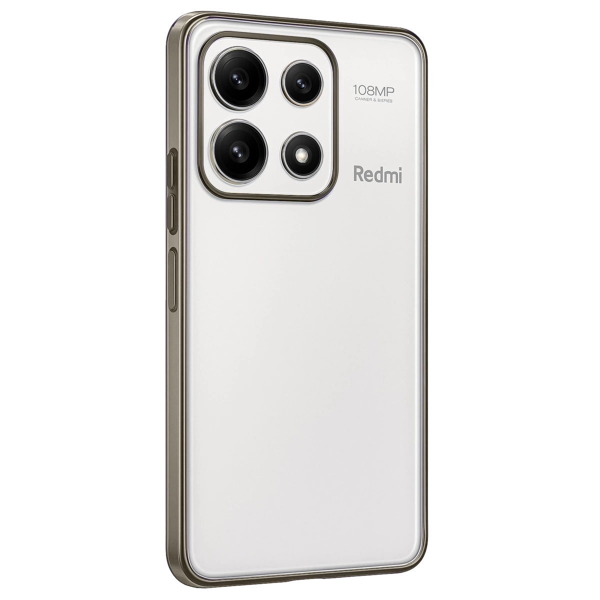 NEWFACE Xiaomi Poco X6 Pro Uyumlu Kamera Korumalı Lensli Silikon Telefon Kılıfı Altın