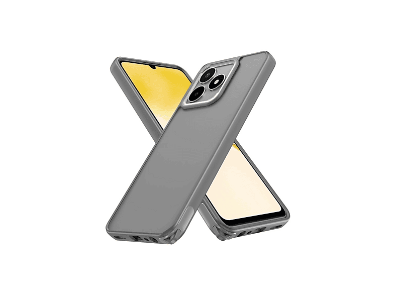NEWFACE Realme C53 Uyumlu Elegant Kapak Telefon Kılıfı Titanyum Gri