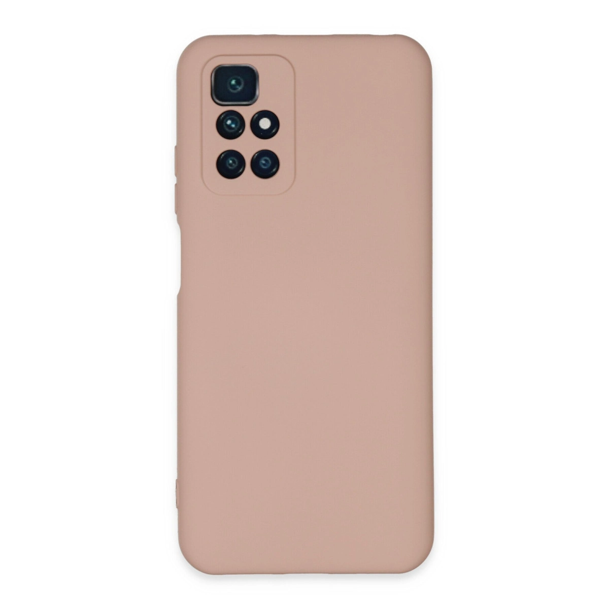 NEWFACE Xiaomi Redmi 10 2022 Uyumlu Nano İçi Kadife Silikon Telefon Kılıfı Pudra