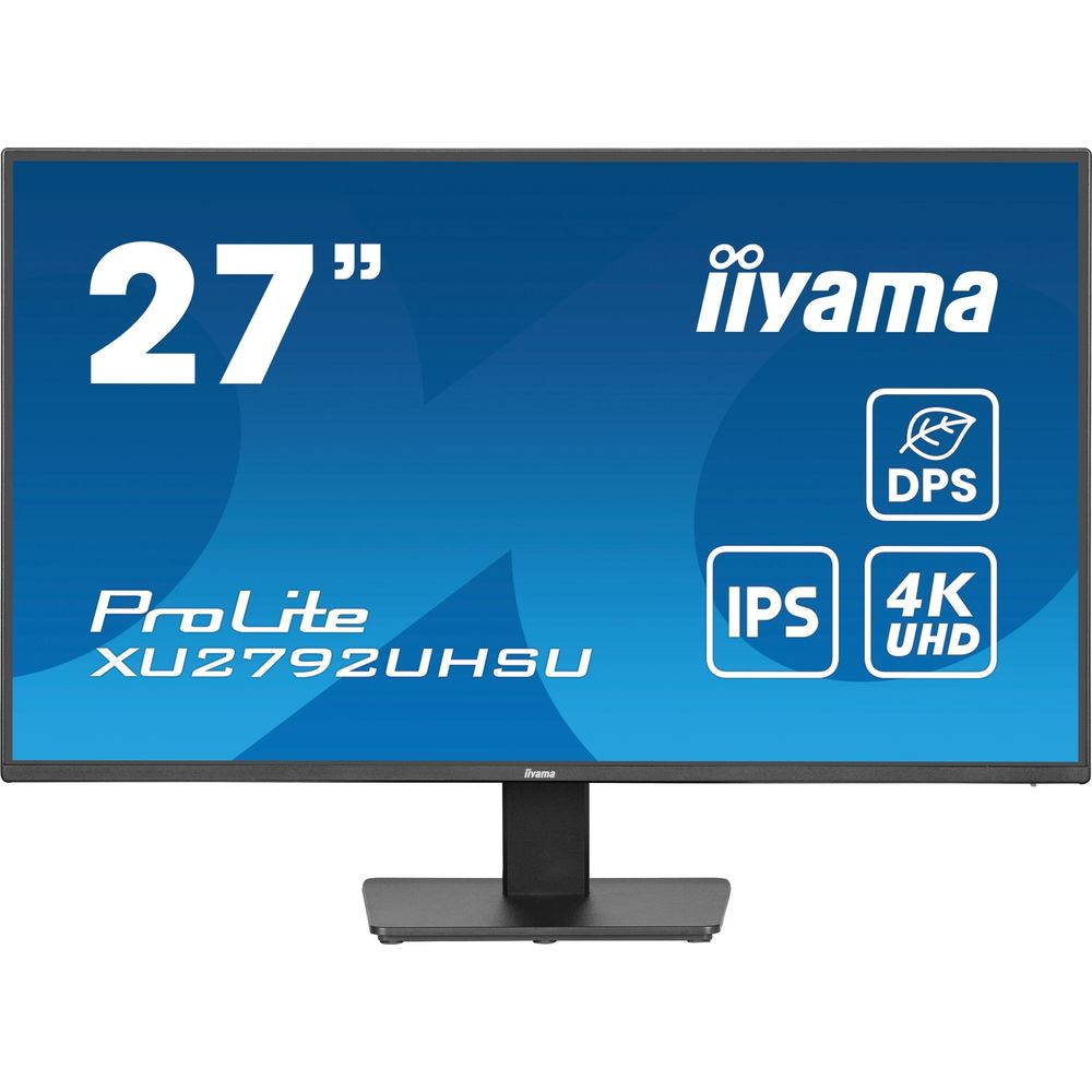 Monitor Iiyama ProLite 27 cali z wyświetlaczem 4K UHD i IPS.