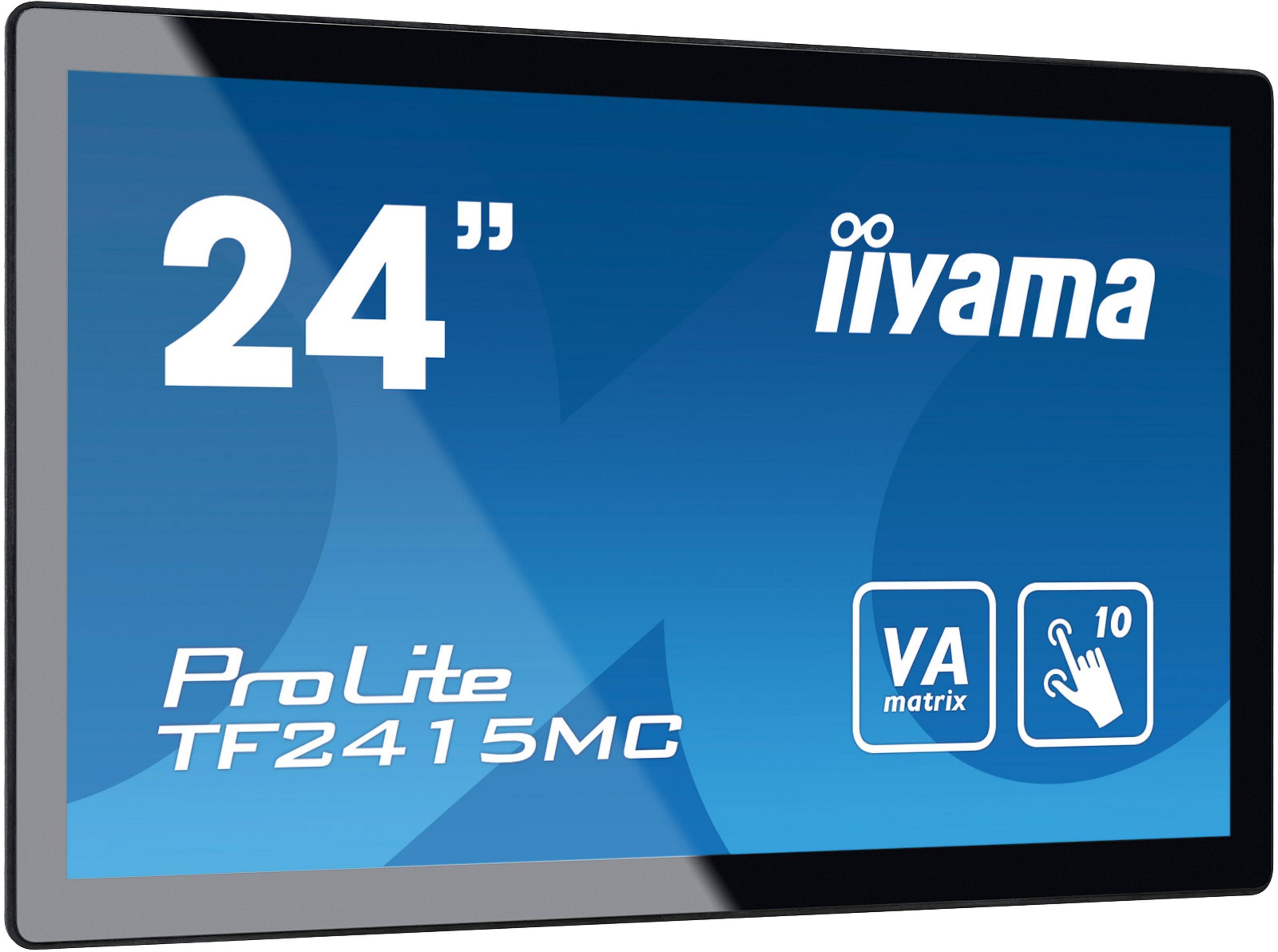 Monitor Iiyama ProLite TF2415MC 24 cale z matrycą VA i ekranem dotykowym 10-punktowym.