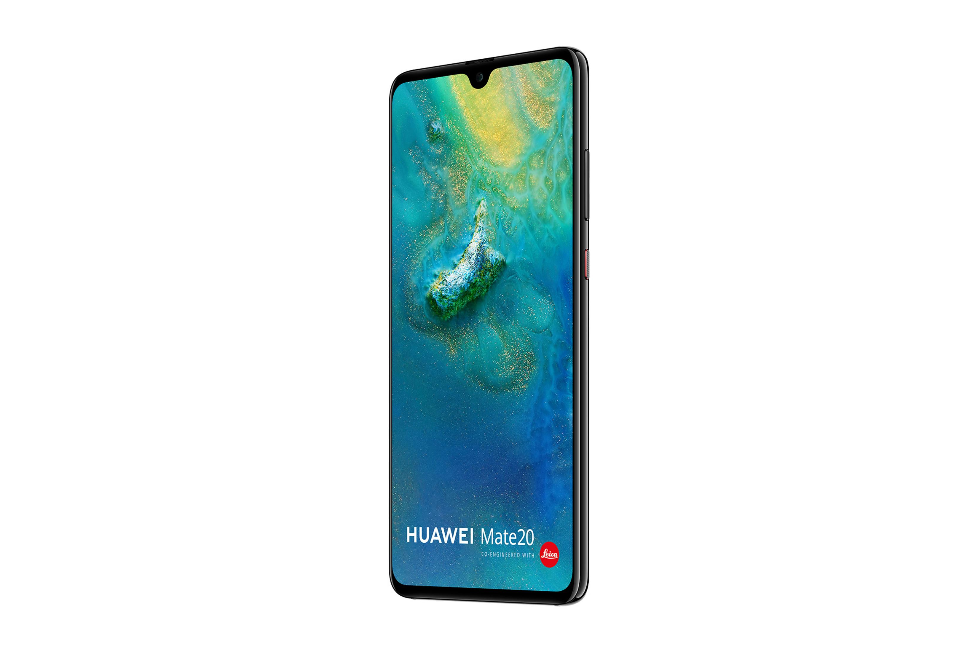 Huawei Mate 20 Smartphone mit einer Landschaft auf dem Bildschirm.