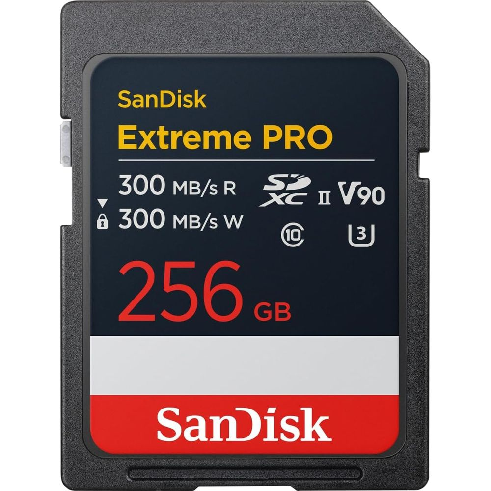 SanDisk Extreme PRO 256GB SD-Karte mit 300 MB/s Lese-/Schreibgeschw.