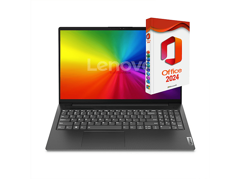 LENOVO V15-ITN, Win 11 Pro + MS Office 2024 Pro, USB-C DP, Notebook ...