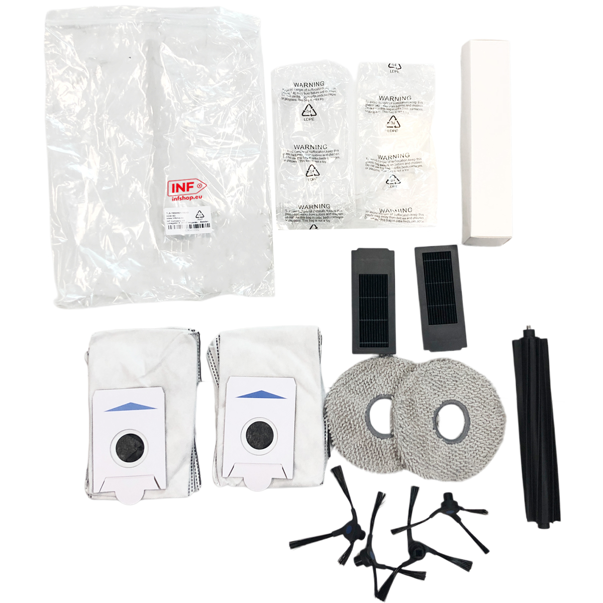 Akcesoria do odkurzacza: worki, mopy, szczotki, filtry i inne.