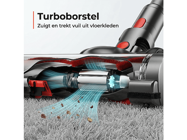 ZEDAR S600+ met 4 verschillende opzetstukken Draadloze