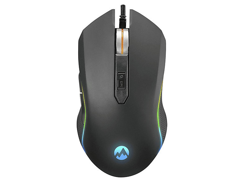 EVEREST SM-F09 Titanio USB 7200DPI Rgb Ledli USB kablo Oyuncu Mouse Siyah