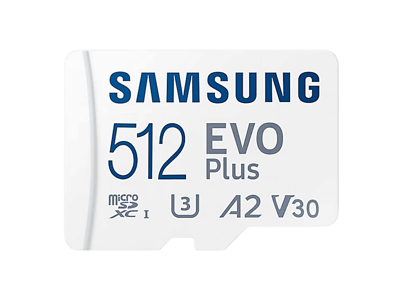 SAMSUNG Evo Plus UHS-I U3 V30 A2 160 MB/S MB-MC512SA/TR microSDXC 512 GB Hafıza Kartı