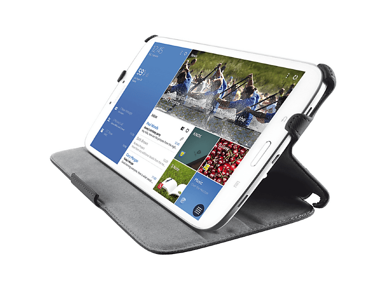 TRUST 20009 Stile Folio Galaxy Tab 4 7 inç Koruyucu Katlanabilir Kılıf Siyah