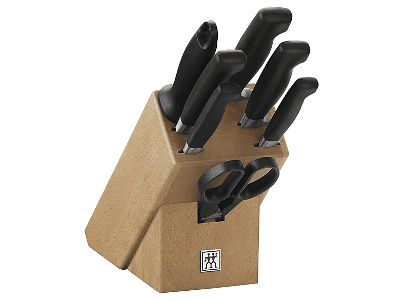 ZWILLING Four Star 351400000 8 Parça Bloklu Bıçak Seti Siyah