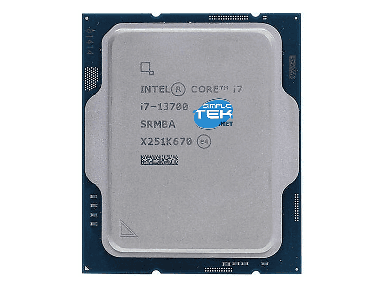 CPU Intel Core i7 13700 INTEL 16C 2.1GHz 30MB 1700P Kutusuz Fansız Intel Core i7-13700