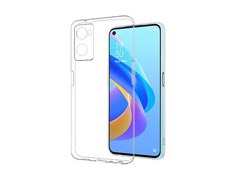 NEWFACE Oppo A96 Uyumlu Lüx Şeffaf Silikon Telefon Kılıfı Şeffaf