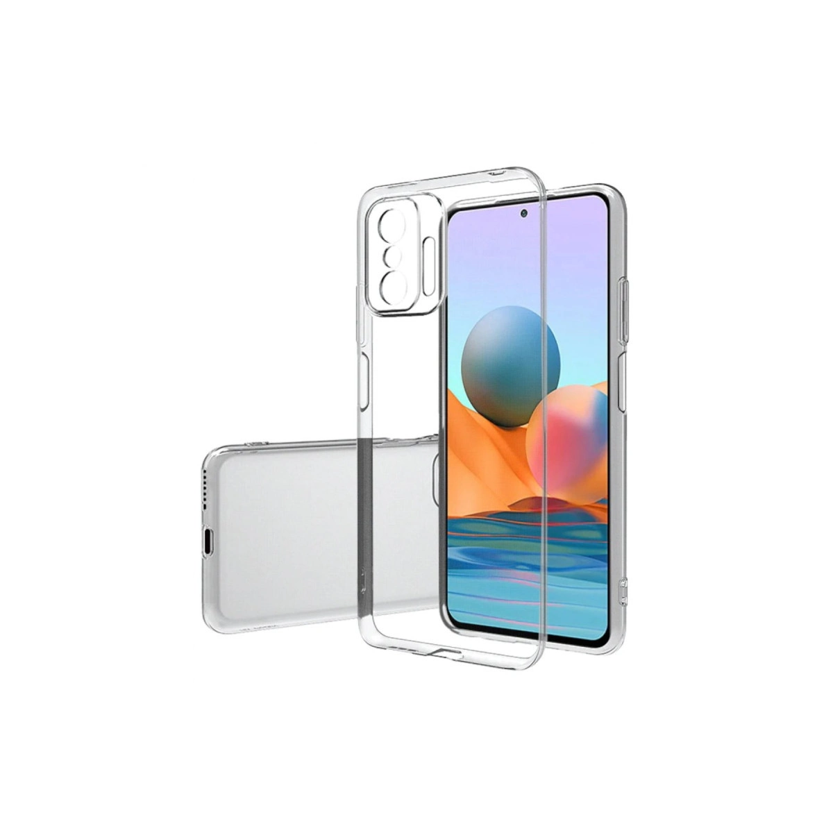 NEWFACE Xiaomi Mi 11T Pro Uyumlu  Lüx Şeffaf Silikon Telefon Kılıfı Şeffaf