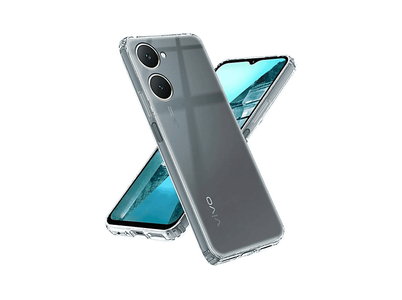 NEWFACE Vivo Y18 Uyumlu  Lüx Şeffaf Silikon Telefon Kılıfı Şeffaf