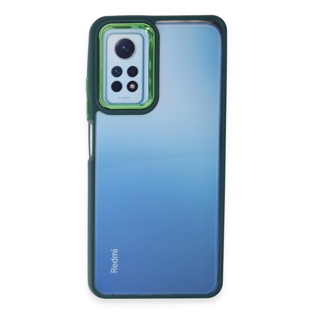 NEWFACE Xiaomi Redmi Note 12 Pro 4G Uyumlu  Dora Kapak Telefon Kılıfı Haki Yeşil