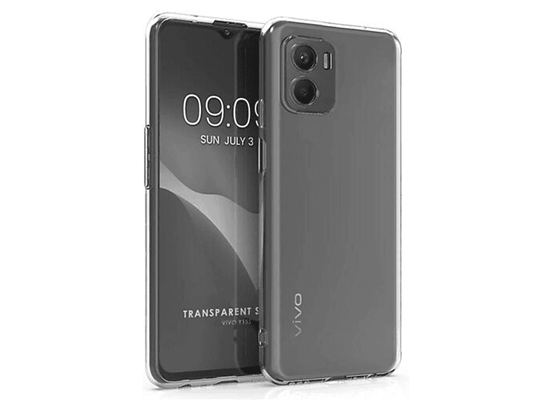 NEWFACE Vivo Y15S Uyumlu  Lüx Şeffaf Silikon Telefon Kılıfı Şeffaf