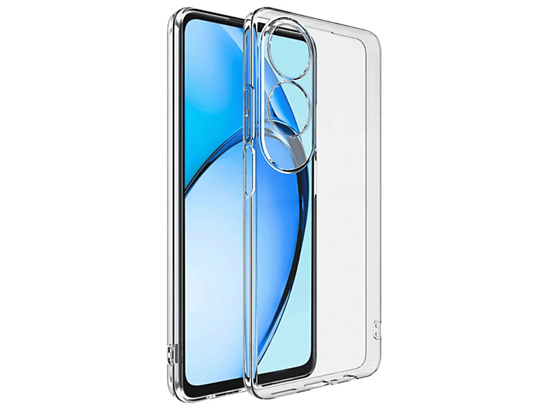 NEWFACE Oppo A60 Uyumlu  Lüx Şeffaf Silikon Telefon Kılıfı Şeffaf