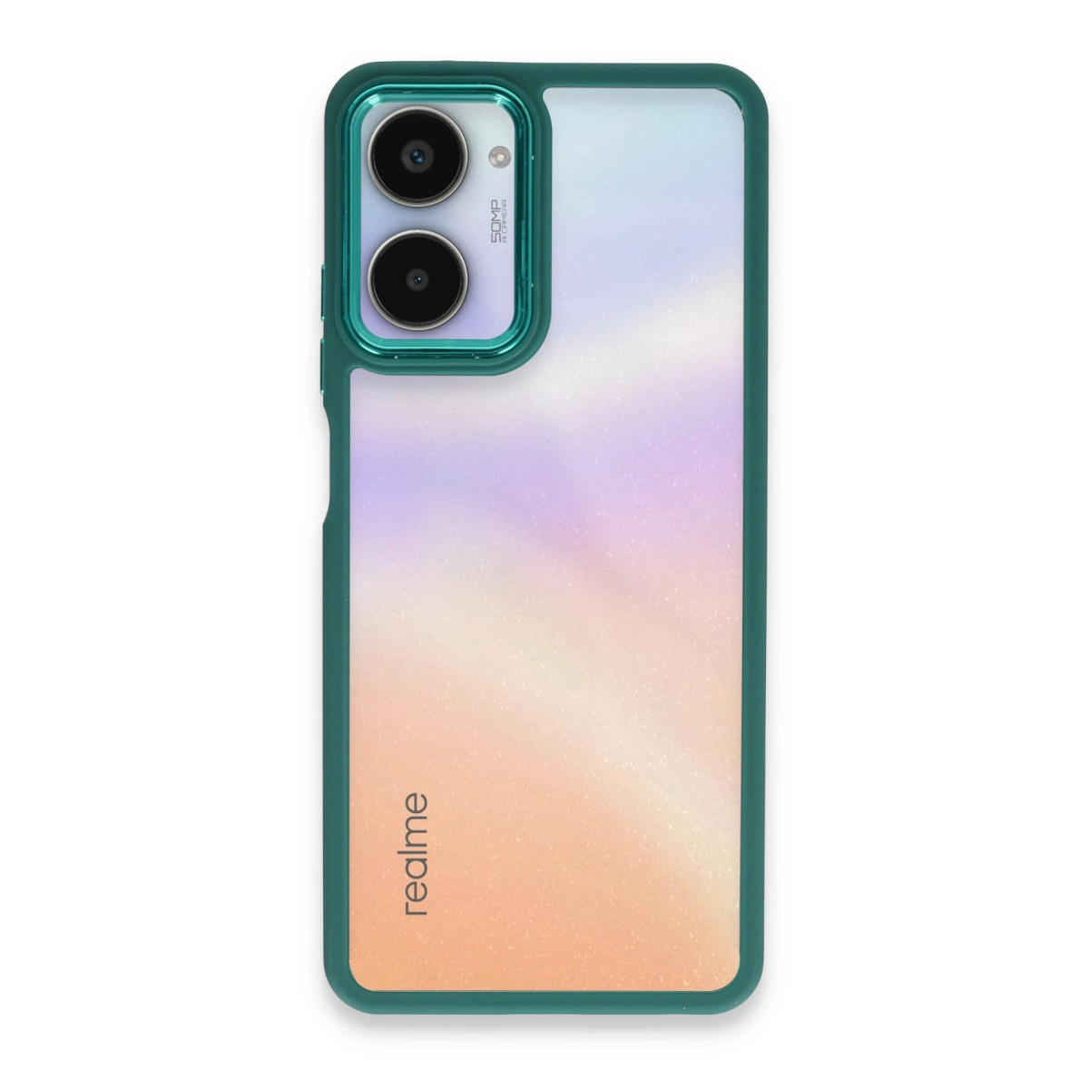 NEWFACE Realme 10 Pro 5G Uyumlu  Dora Kapak Telefon Kılıfı Haki Yeşil