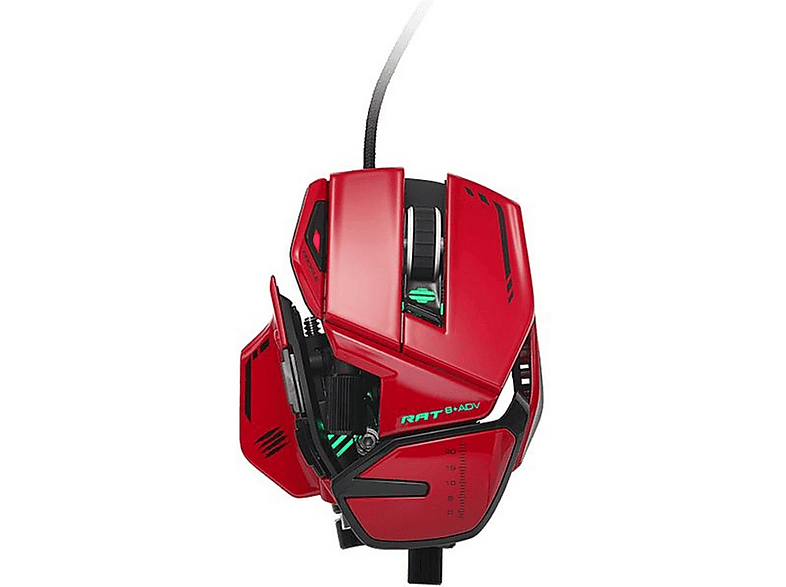 MAD CATZ R.A.T. 8+ ADV Kablolu Gaming Mouse Kırmızı