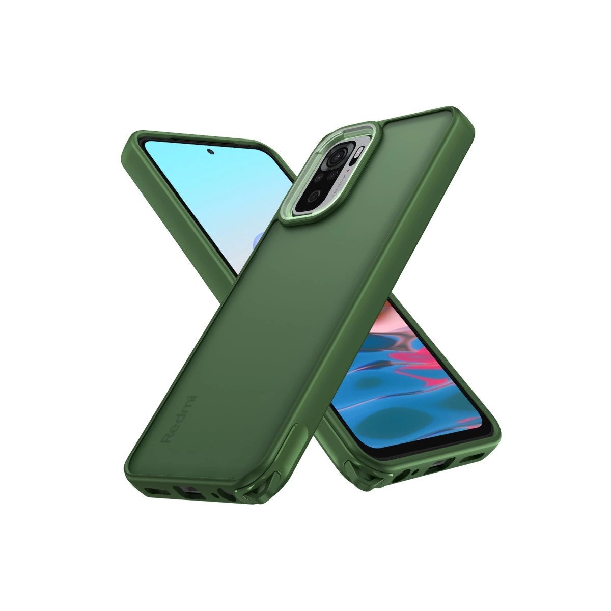NEWFACE Xiaomi Redmi Note 10 Pro Uyumlu Elegant Kapak Telefon Kılıfı Yeşil