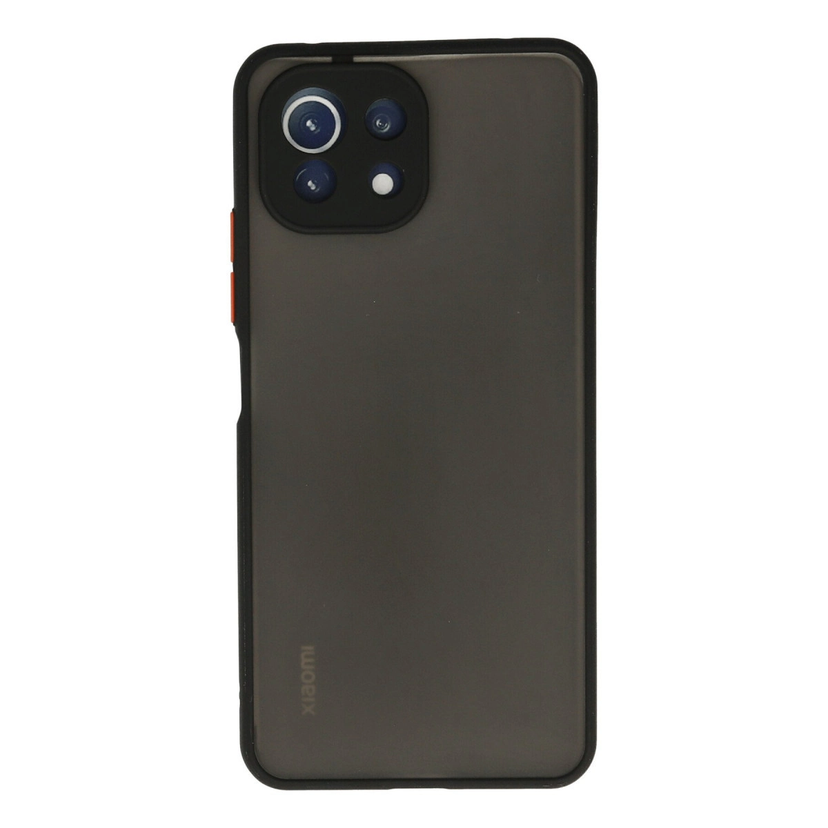 NEWFACE Xiaomi Mi 11 Lite Uyumlu Montreal Silikon Kapak Telefon Kılıfı Siyah
