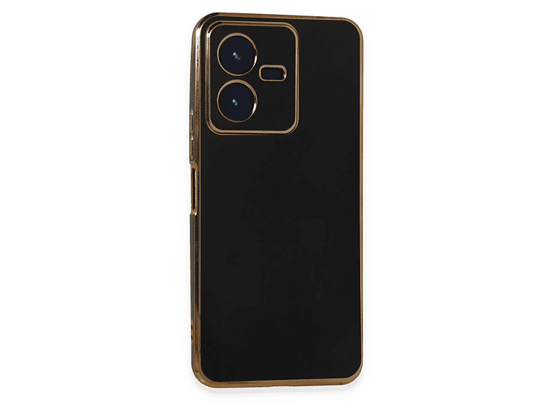 NEWFACE Vivo Y22 2022 Uyumlu Volet Silikon Telefon Kılıfı Siyah