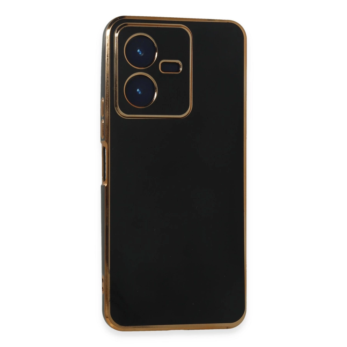 NEWFACE Vivo Y22 2022 Uyumlu Volet Silikon Telefon Kılıfı Siyah