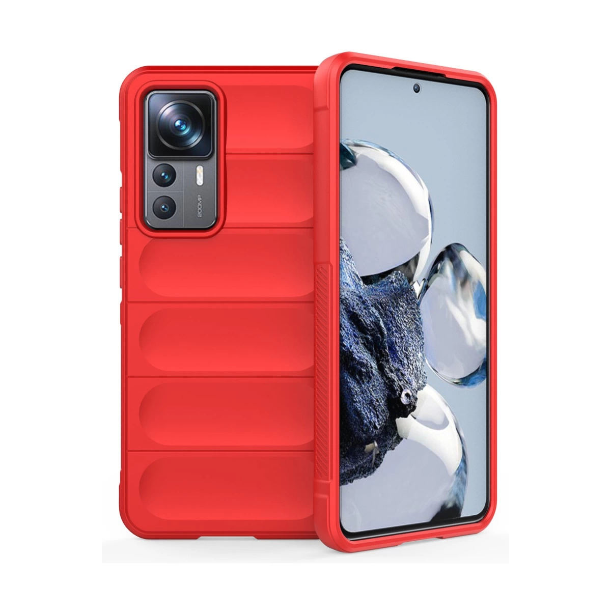 NEWFACE Xiaomi Mi 12t Pro Uyumlu Optimum Silikon Telefon Kılıfı Kırmızı