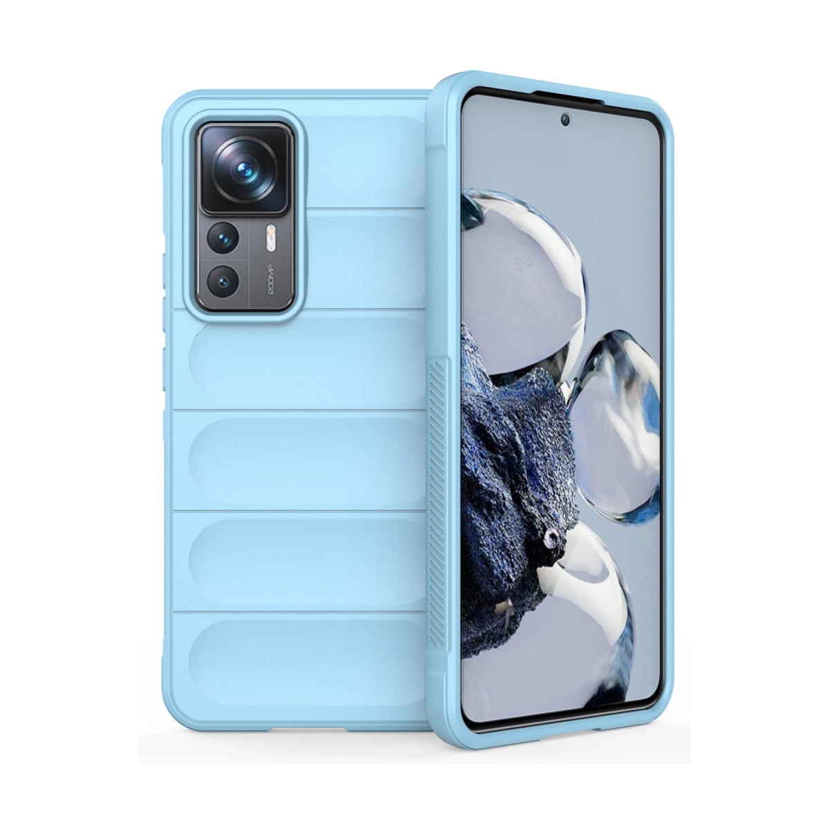 NEWFACE Xiaomi Mi 12t Pro Uyumlu Optimum Silikon Telefon Kılıfı Sky Blue