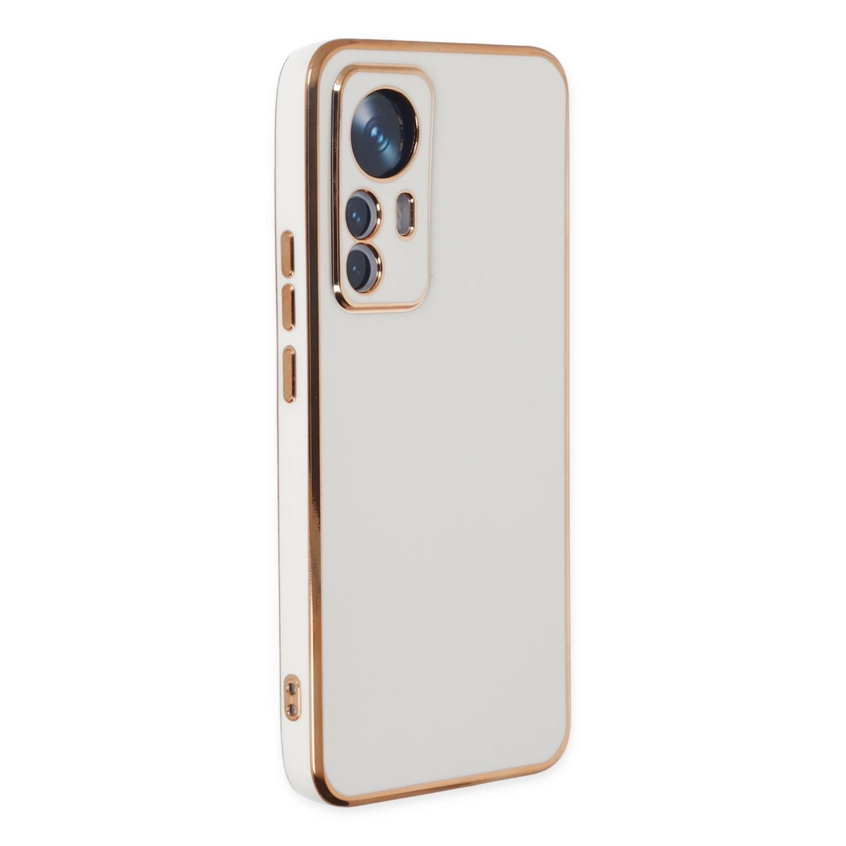 NEWFACE Xiaomi Mi 12t Pro Uyumlu Volet Silikon Telefon Kılıfı Beyaz