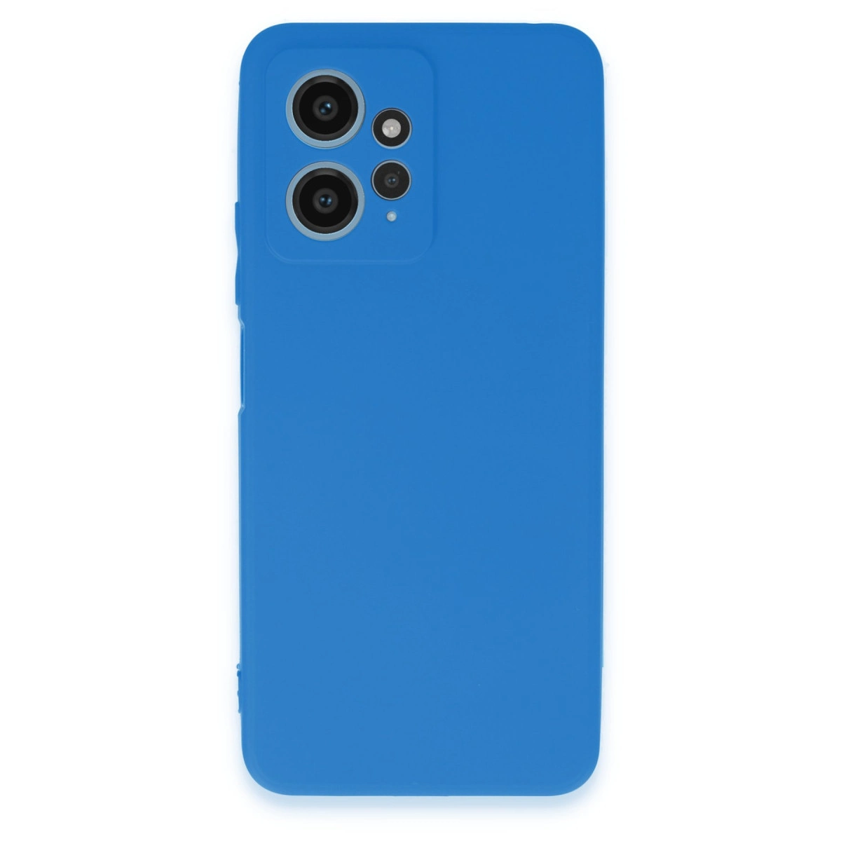 NEWFACE Xiaomi Redmi Note 12 4G Uyumlu First Silikon Telefon Kılıfı Mavi