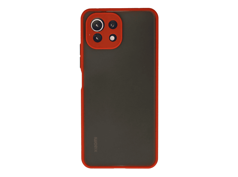 NEWFACE Xiaomi Mi 11 Lite Uyumlu Montreal Silikon Kapak Telefon Kılıfı Kırmızı